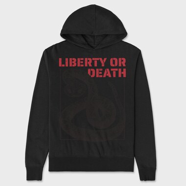 Hanorac Barbati (Unisex), Liberty or Death Snake