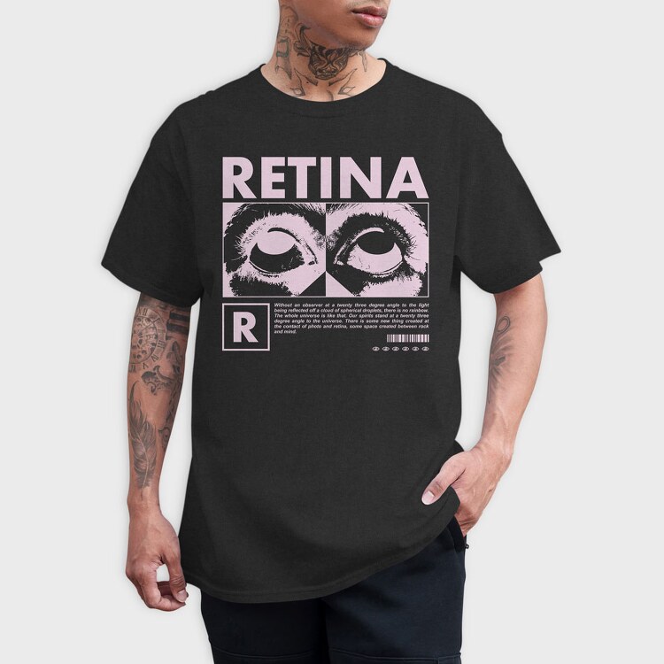 Retina 2, Tricou Barbati (Unisex)