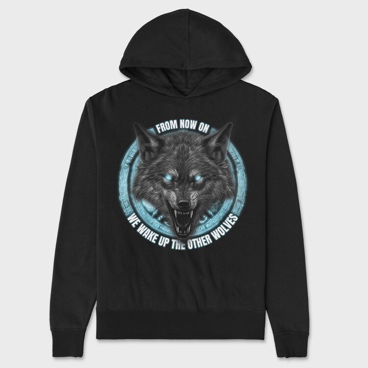 Wake Up the Other Wolves, Hanorac Oversize Barbati (Unisex)