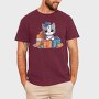 Birthday Cat, Tricou Barbati (Unisex)