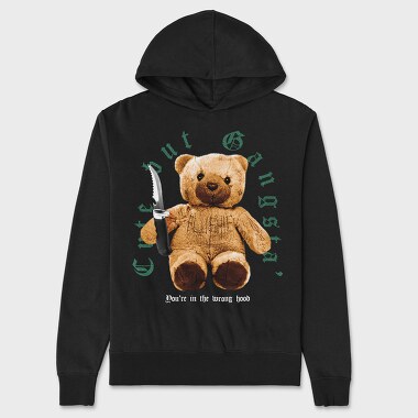 Cute Gangsta, Hanorac Oversize Barbati (Unisex)