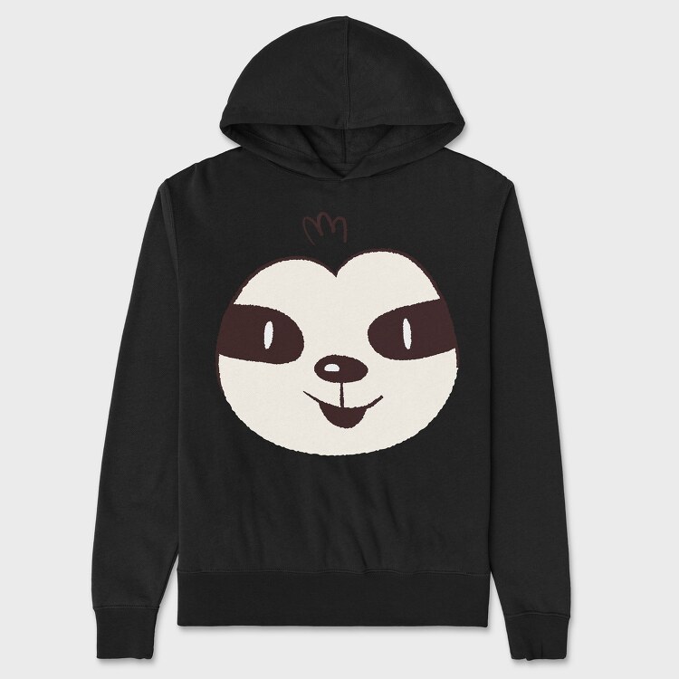 Sloth Face, Hanorac Oversize Barbati (Unisex)