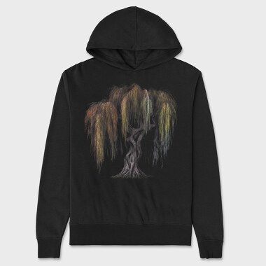 Weeping Willow Tree, Hanorac Oversize Barbati (Unisex)