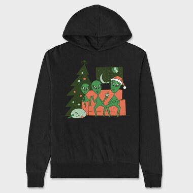 Alien Christmas, Hanorac Oversize Barbati (Unisex)