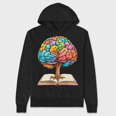 Brain Book, Hanorac Oversize Barbati (Unisex)