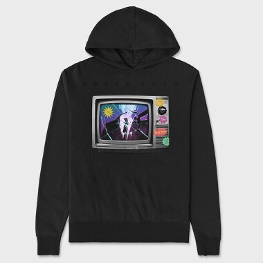 Break Your Television, Hanorac Oversize Barbati (Unisex)