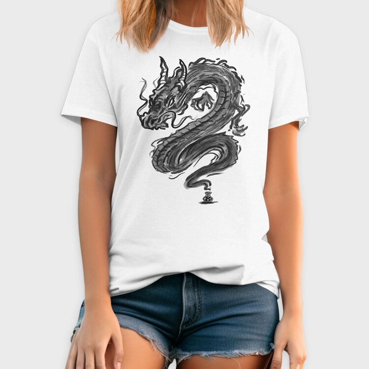 Ink Dragon, Tricou Barbati (Unisex)