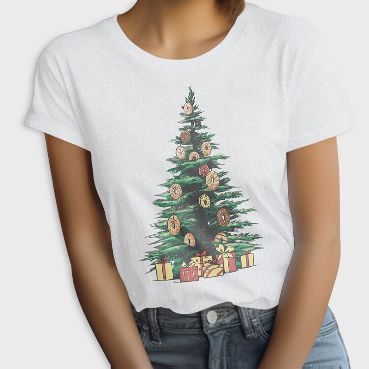 Christmas Tree Donuts, Tricou Femei