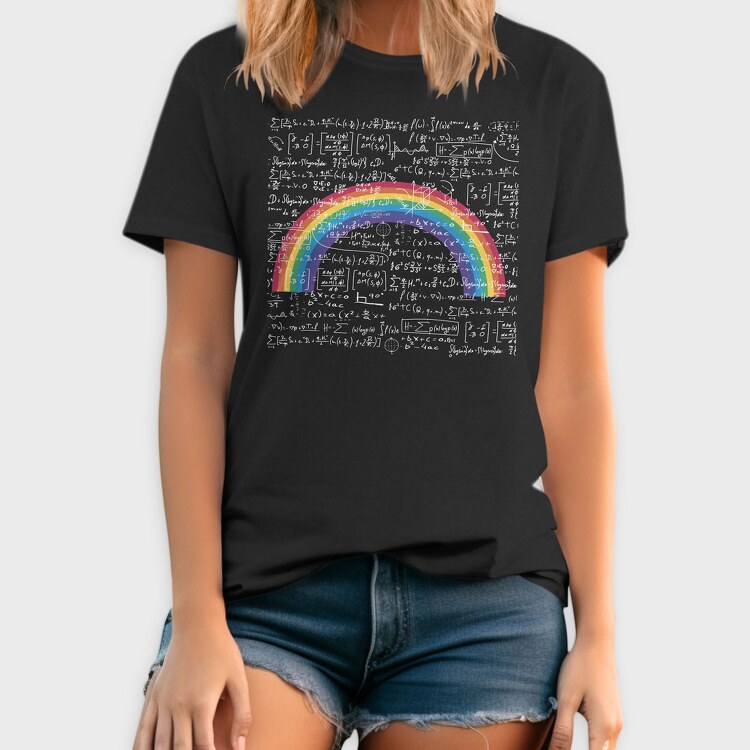 Maths Rainbow, Tricou Barbati (Unisex)