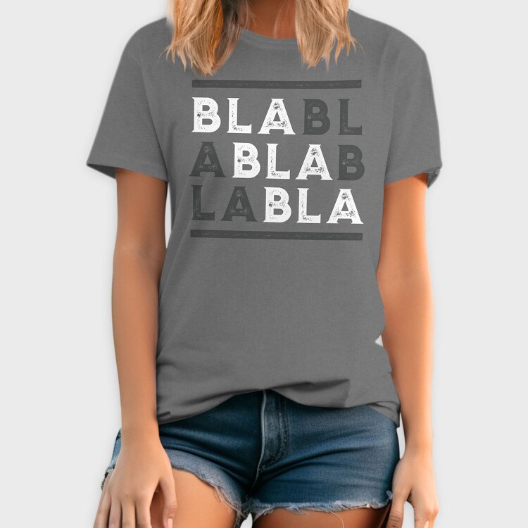 Bla Bla, Tricou Barbati (Unisex)