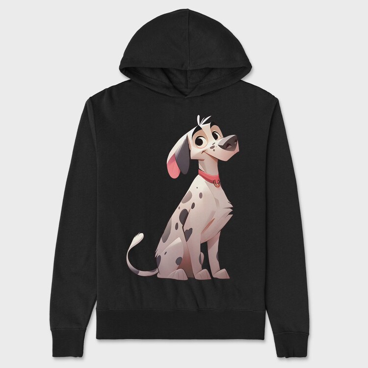 Hanorac Barbati (Unisex), Dalmata Dog Cartoon