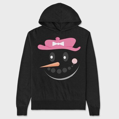 Snow Man Face 4, Hanorac Oversize Barbati (Unisex)