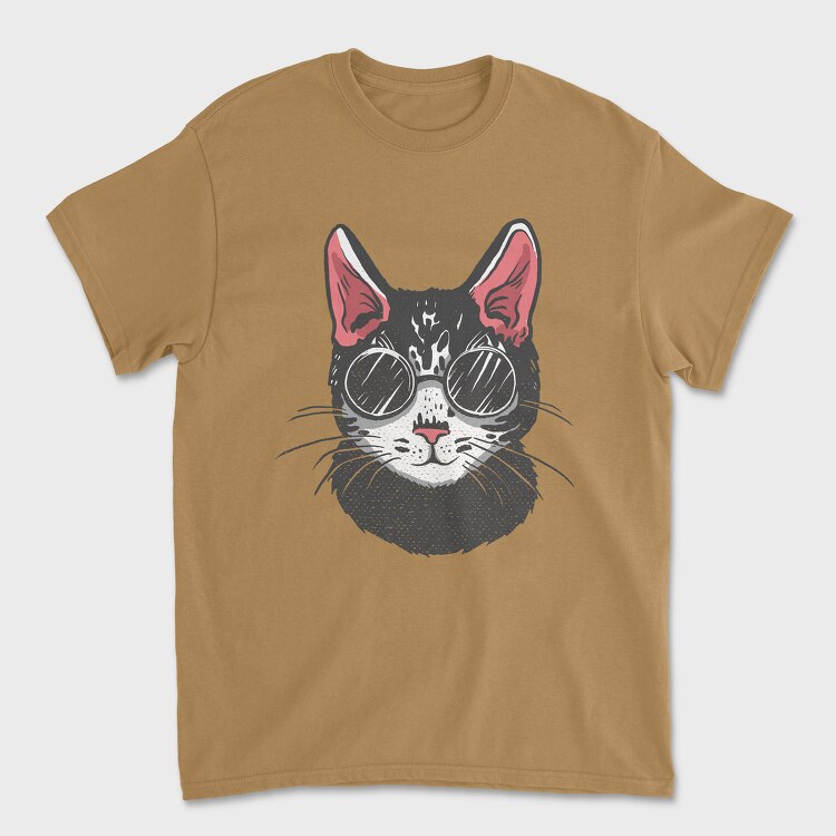 Sunglasses Cat, Tricou Barbati (Unisex)