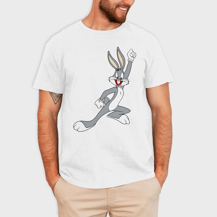 Cartoon Retro Bugs Bunny 3, Tricou Barbati (Unisex)