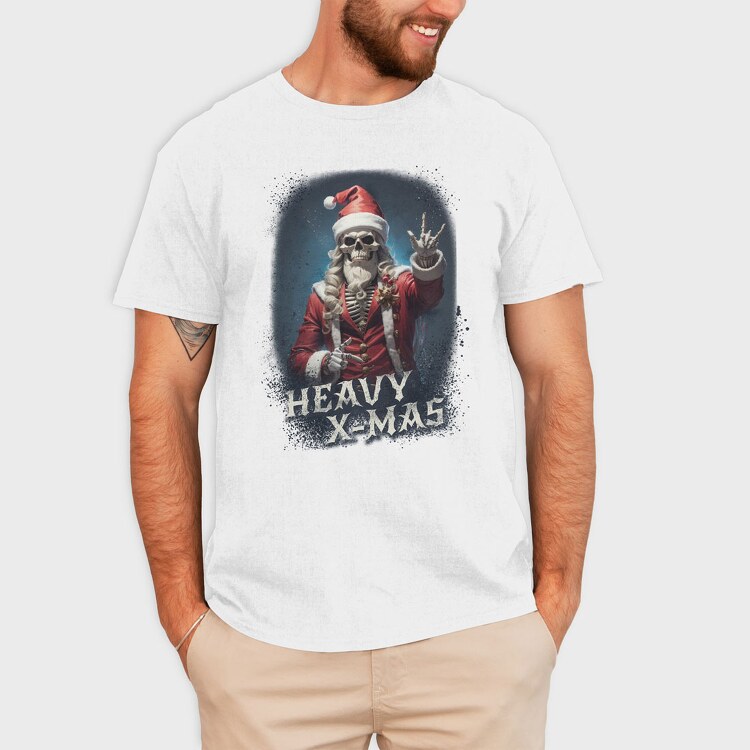 Heavy X Mas Christmas, Tricou Barbati (Unisex)