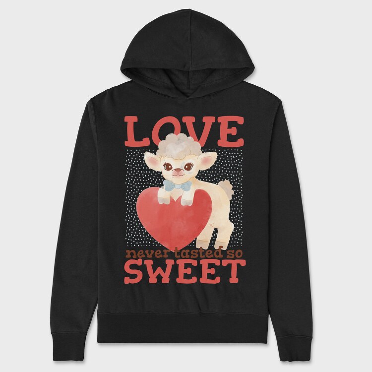 Love Sweet, Hanorac Oversize Barbati (Unisex)