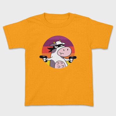 Tricou Copii, Cow Cartoon