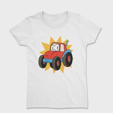 Cartoon Tractor, Tricou Femei