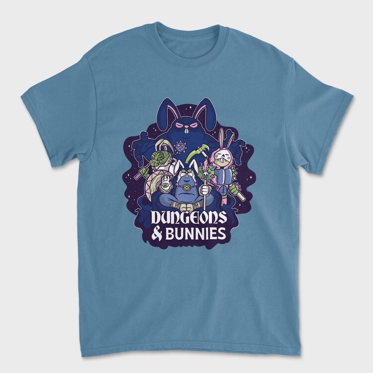 Dungeons And Rabbits, Tricou Barbati (Unisex)