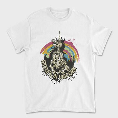 Skeleton Unicorn, Tricou Barbati (Unisex)