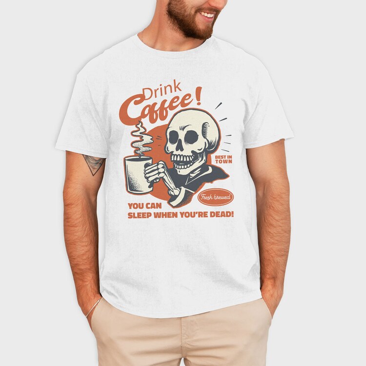 You Can Sleep When You Are Dead, Tricou Barbati (Unisex)