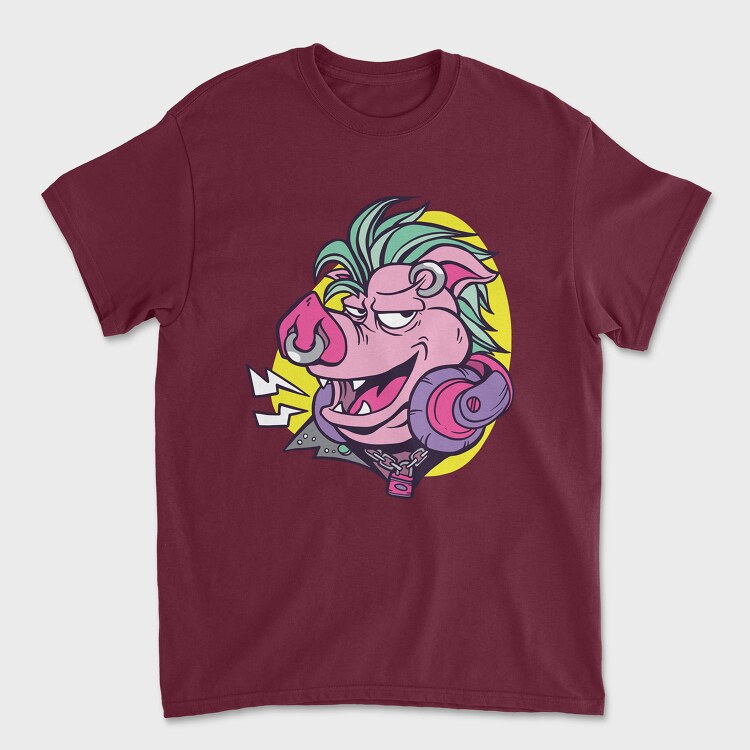 Punk Pig Face, Tricou Barbati (Unisex)