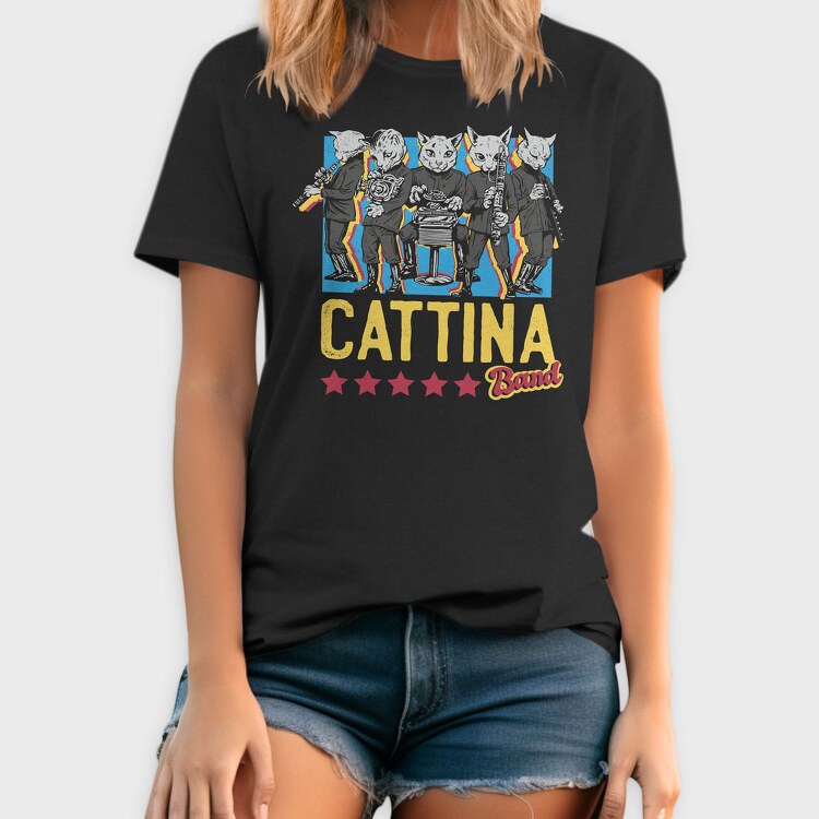 Cat Band, Tricou Barbati (Unisex)