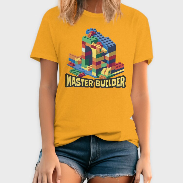 Blocks Builder Master, Tricou Barbati (Unisex)