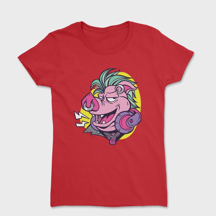 Punk Pig Face, Tricou Femei