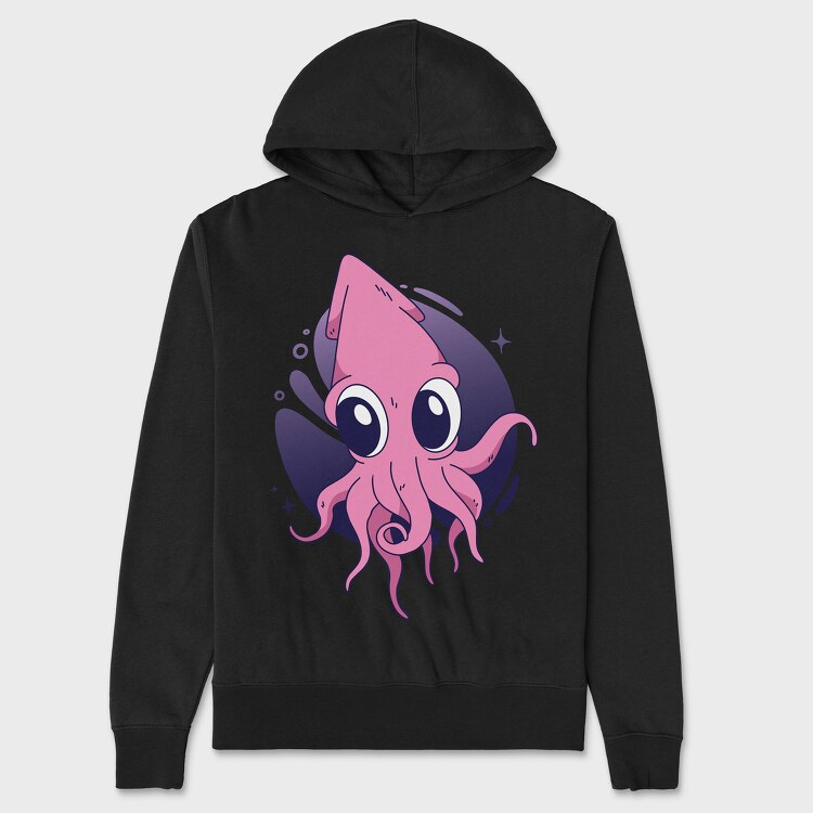 Hanorac Barbati (Unisex), Cute Squid