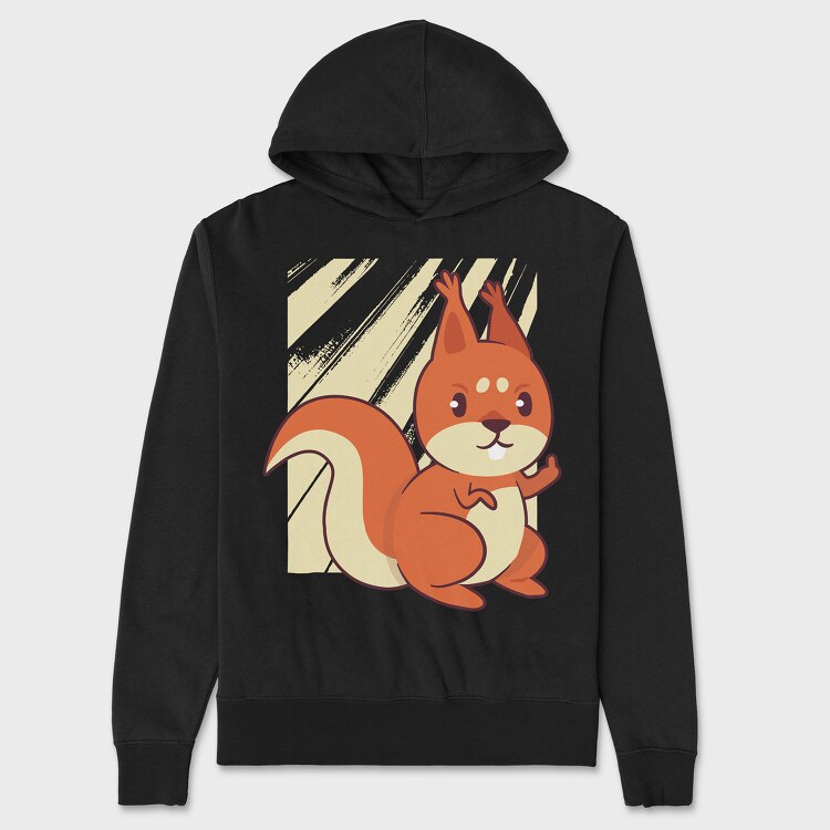 Squirrel, Hanorac Oversize Barbati (Unisex)