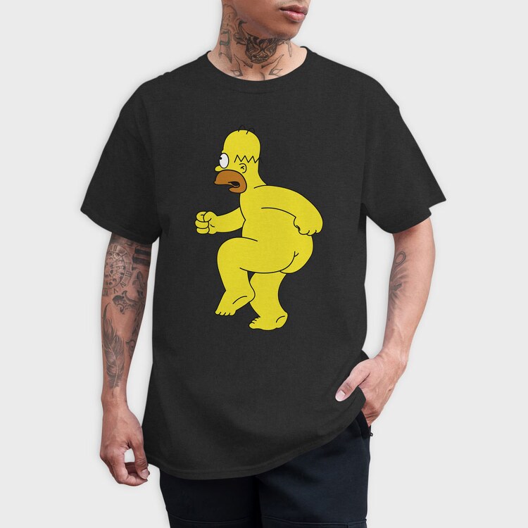 Homer Simpson 3, Tricou Barbati (Unisex)