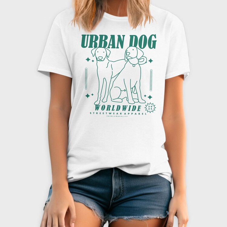 Urban Dog 2, Tricou Barbati (Unisex)