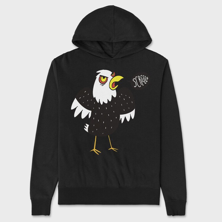 Crazy Eagle, Hanorac Oversize Barbati (Unisex)