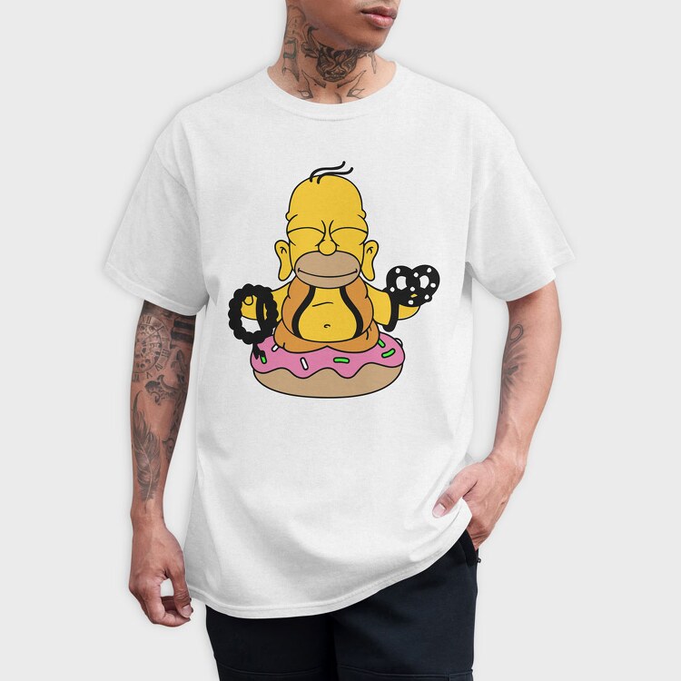 Homer Simpson, Tricou Barbati (Unisex)