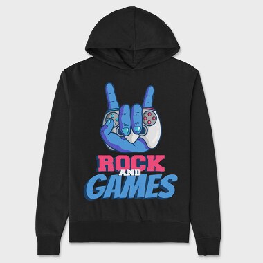 Hanorac Barbati (Unisex), Rock And Games