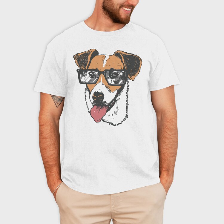 Jack Russell Terrier Sunglasses, Tricou Barbati (Unisex)