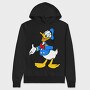 Cartoon Retro Donald Duck 2, Hanorac Oversize Barbati (Unisex)