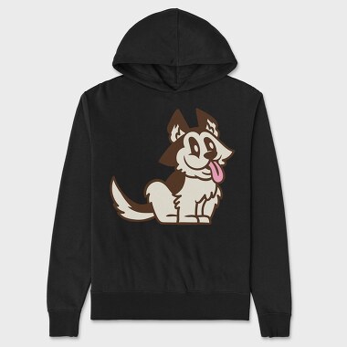 Cartoon Dog, Hanorac Oversize Barbati (Unisex)