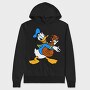 Cartoon Retro Donald Duck 4, Hanorac Oversize Barbati (Unisex)