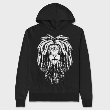 Hanorac Barbati (Unisex), Rasta Lion