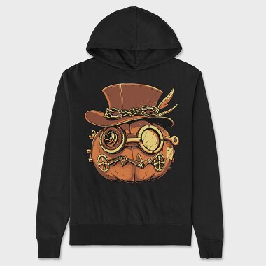 Steampunk Pumpkin, Hanorac Oversize Barbati (Unisex)