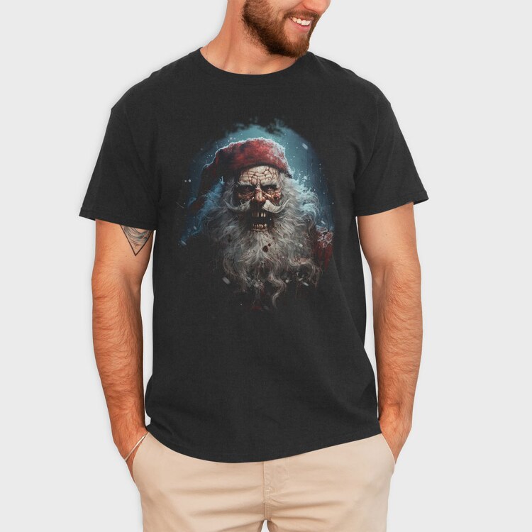 Horror Santa, Tricou Barbati (Unisex)