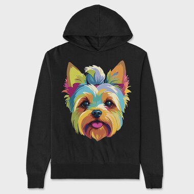 Dog Colorful, Hanorac Oversize Barbati (Unisex)