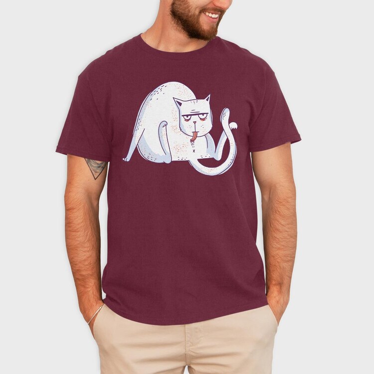 Liking Cat, Tricou Barbati (Unisex)