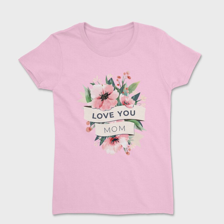 Watercolor Flowers Mother 2, Tricou Femei