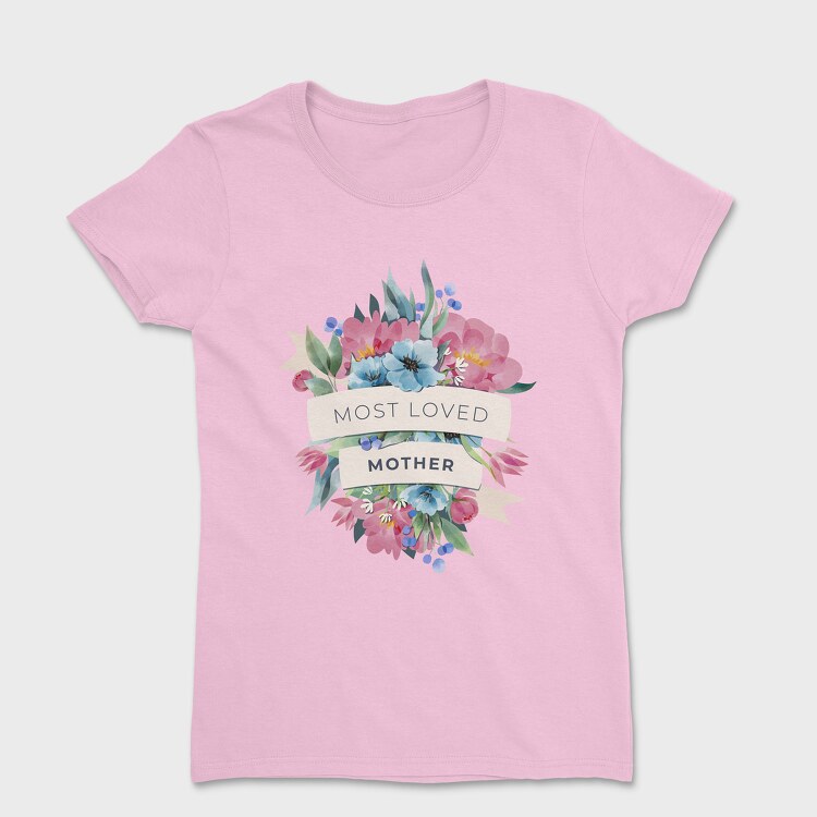 Watercolor Flowers Mother, Tricou Femei