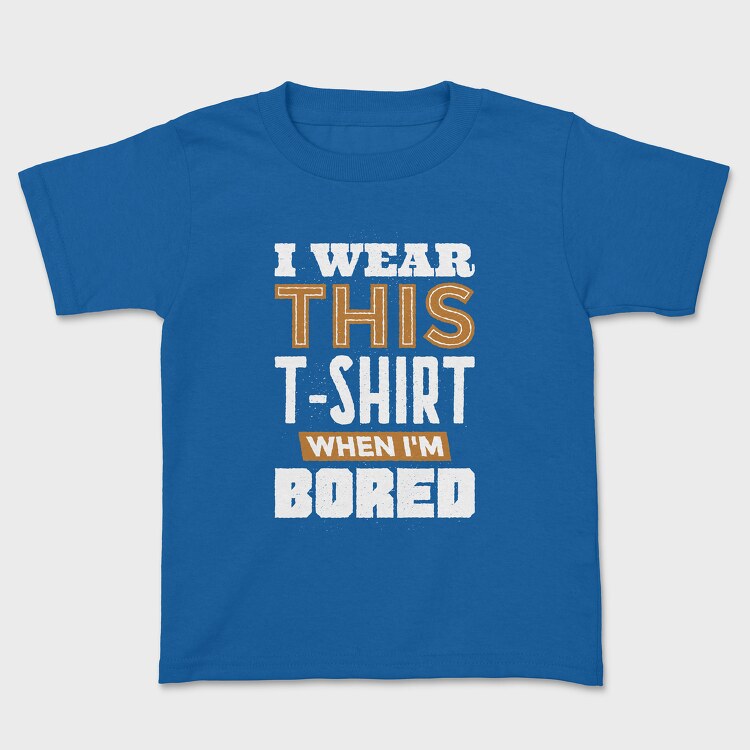 Bored, Tricou Copii