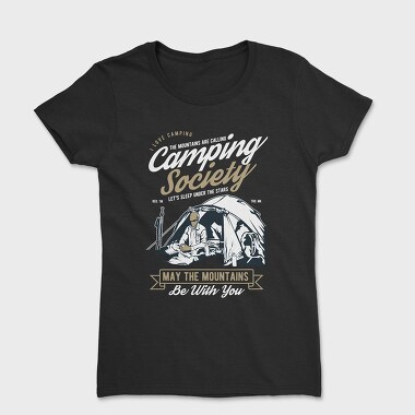 Tricou Femei, Camping Society