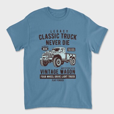 Tricou Barbati (Unisex), Classic Truck